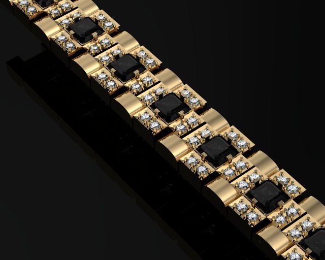 bracelet Modelo de Impressão 3D .c4d .max .obj .3ds .fbx .stl .blend 