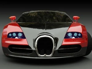 Bugatti Veyron 2009r Model 3D