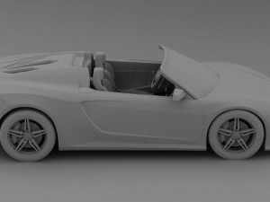 acura nsx roadster 2013 3D Model