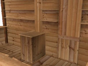 kiosk on the beach 3D Model