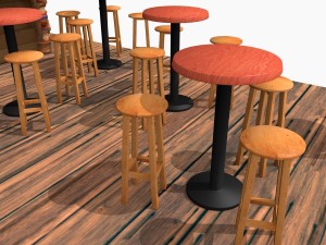 kiosk on the beach 3D Model