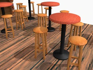 kiosk on the beach 3D Model