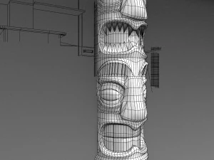 kiosk on the beach 3D Model