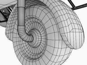 airship 3D Model