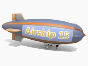airship 3D Model