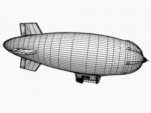 airship 3D Model