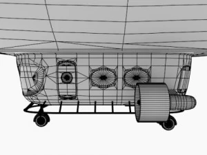 airship 3D Model
