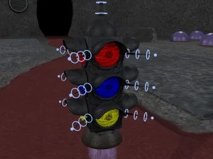 space city in a crater 3D Model