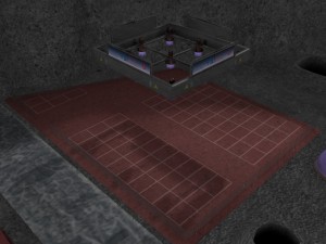 space city in a crater Modelo 3D