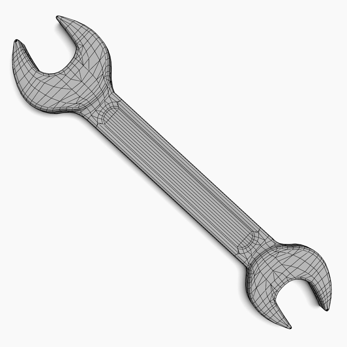 рожковый ключ 17 3d модель stp. Usag ключ комбинированный развала 27мм. ключ рожковый на белом фоне. гаечный ключ 3d. ключ 3 6 лет.