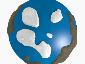 caricature of earth 3D Model