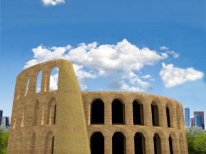 simple colosseum 3D-Modell