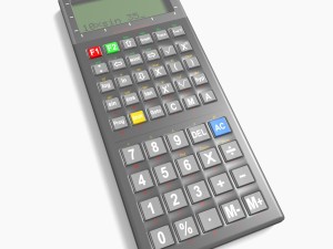 generic scientific calculator 3D-Modell