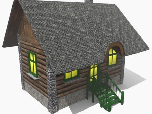 christmas lodge 3D Model