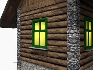 christmas lodge 3D Model