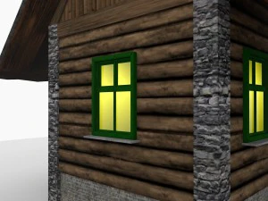 christmas lodge 3D Model