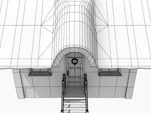christmas lodge 3D Model