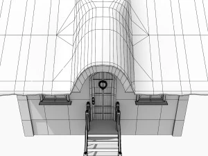 christmas lodge 3D Model