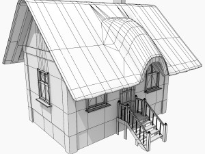 christmas lodge 3D Model