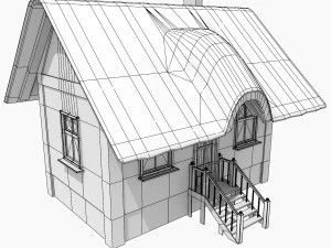 christmas lodge 3D Model