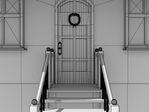 christmas lodge 3D Model
