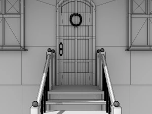 christmas lodge 3D Model