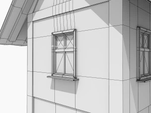 christmas lodge 3D Model