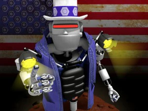 난 당신을 원해요 로봇 3D 모델