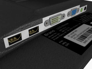 monitor gen&eacute;rico Modelo 3D