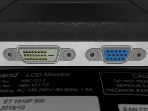 monitor gen&eacute;rico Modelo 3D