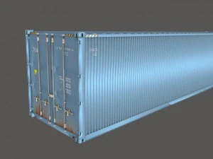 транспортный контейнер 40 футовый ящик 3D Модель