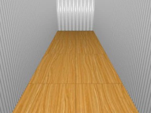 shipping container 40 feet box 3D Model