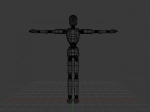 artist wooden dummy 3D Model