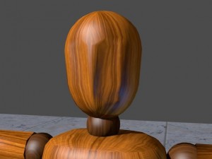 artist wooden dummy 3D Model