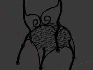 garden chair Modello 3D