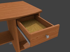office desk 3D Model