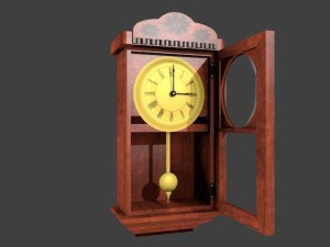 pendulum clock 3D Модель