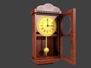 pendulum clock 3D Model