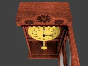 pendulum clock 3D Модель
