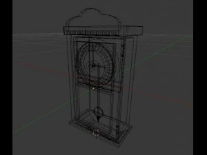 pendulum clock 3D Model