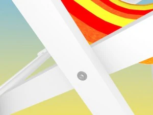 deck chair 3D Model