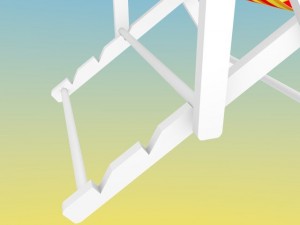 deck chair Model 3D