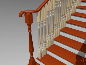 stairway 3D Model