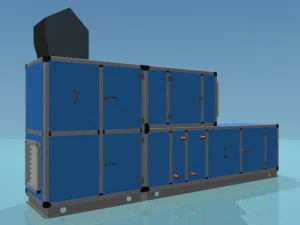 centrala wentylacyjna ahu Model 3D