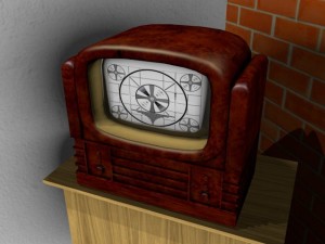 vintage tv 3D Model