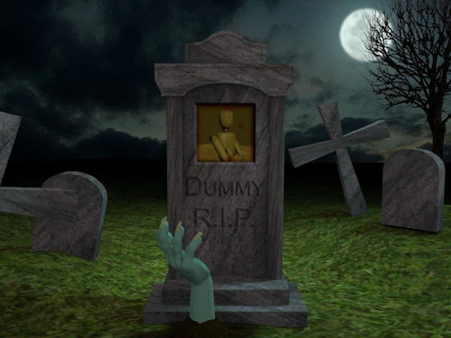 scary cemetery scene 3D Model .c4d .max .obj .3ds .fbx .stl .blend 