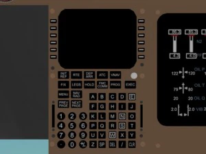 cockpit boeing 747 400 3D Model