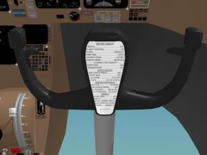 cockpit boeing 747 400 3D Model