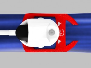 skis and pole 3D Model