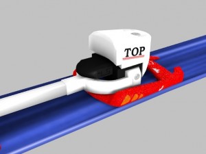 skis and pole 3D Model